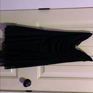 Off the shoulders black dress